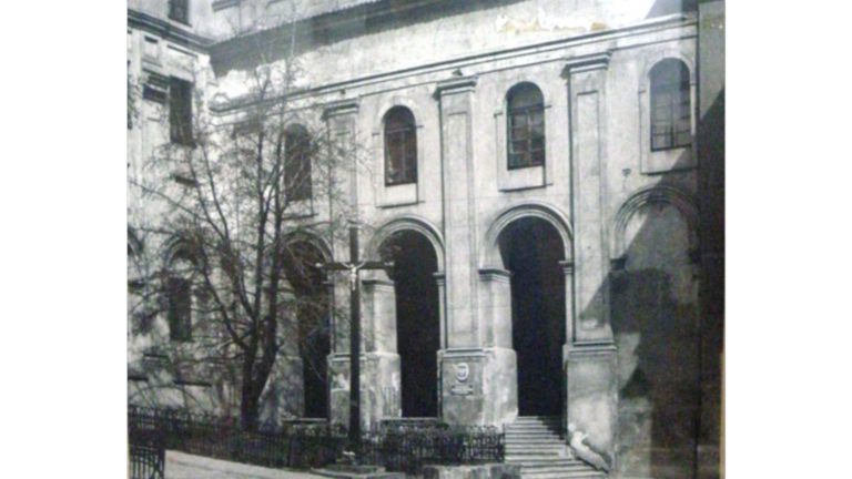Fragment zachowanego kolegium jezuickiego, obecne Archiwum Państwowe w Lublinie