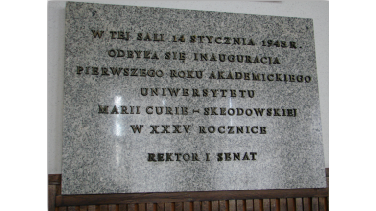 Informacja o Inauguracji pierwszego roku akademickiego w XXXV Rocznicę